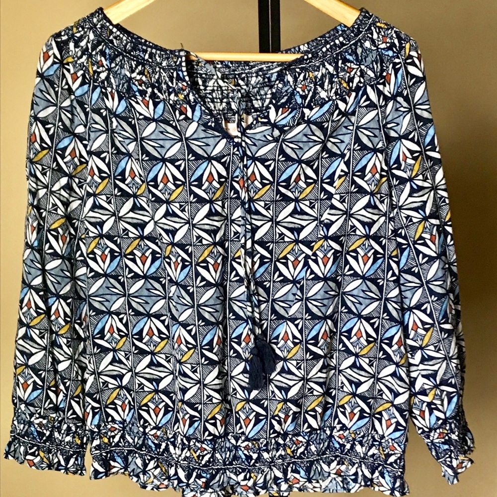 Tory Burch foral shirt